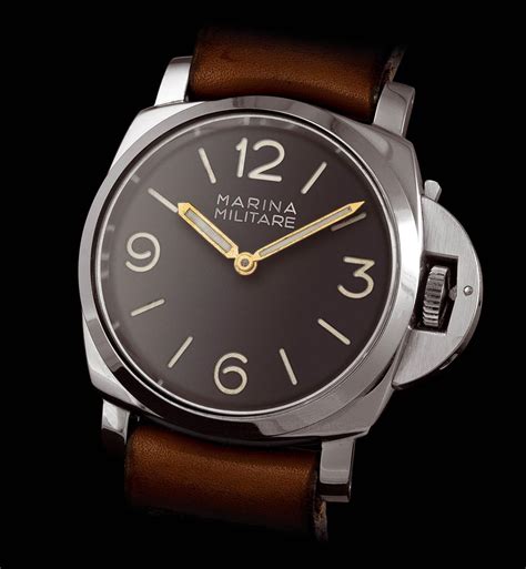 panerai 6152-1 marina militare|Panerai marina militare skeleton watch.